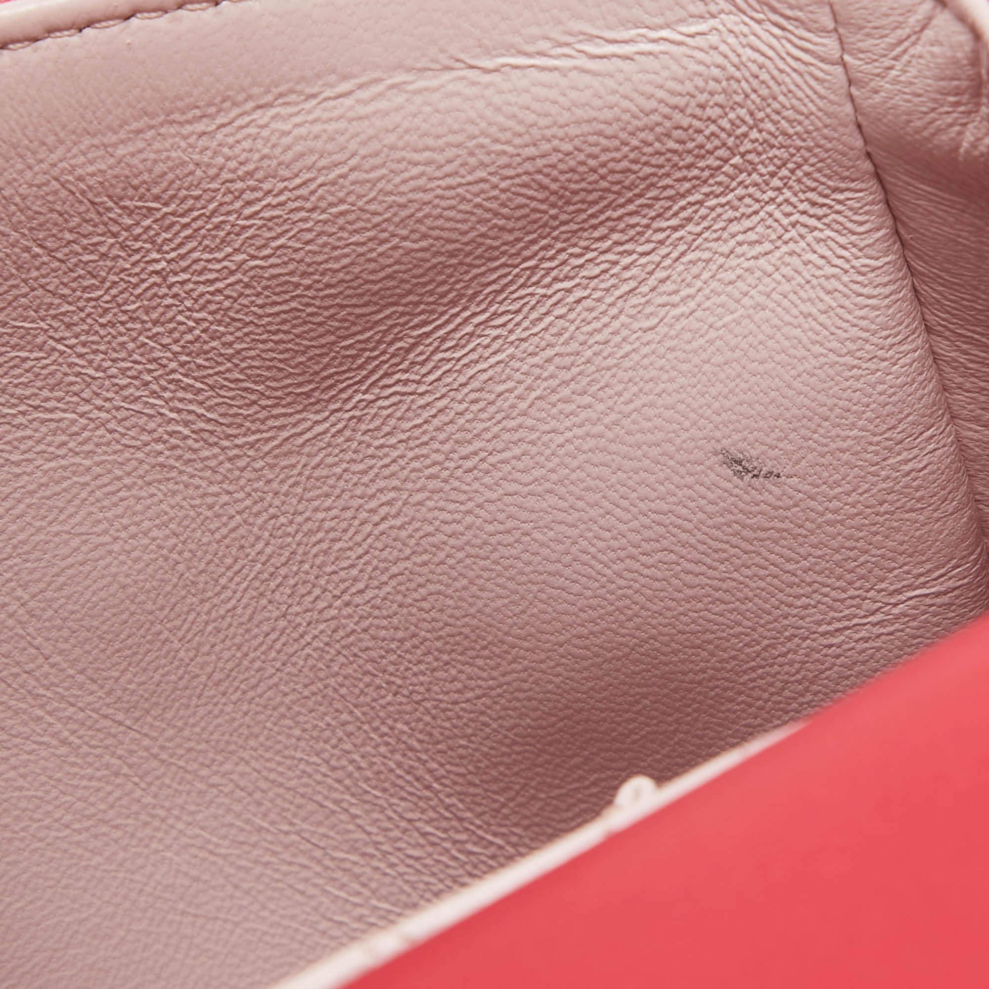 Dior Pink Cannage Leather Medium Miss Dior Shoulder Bag For Sale 7