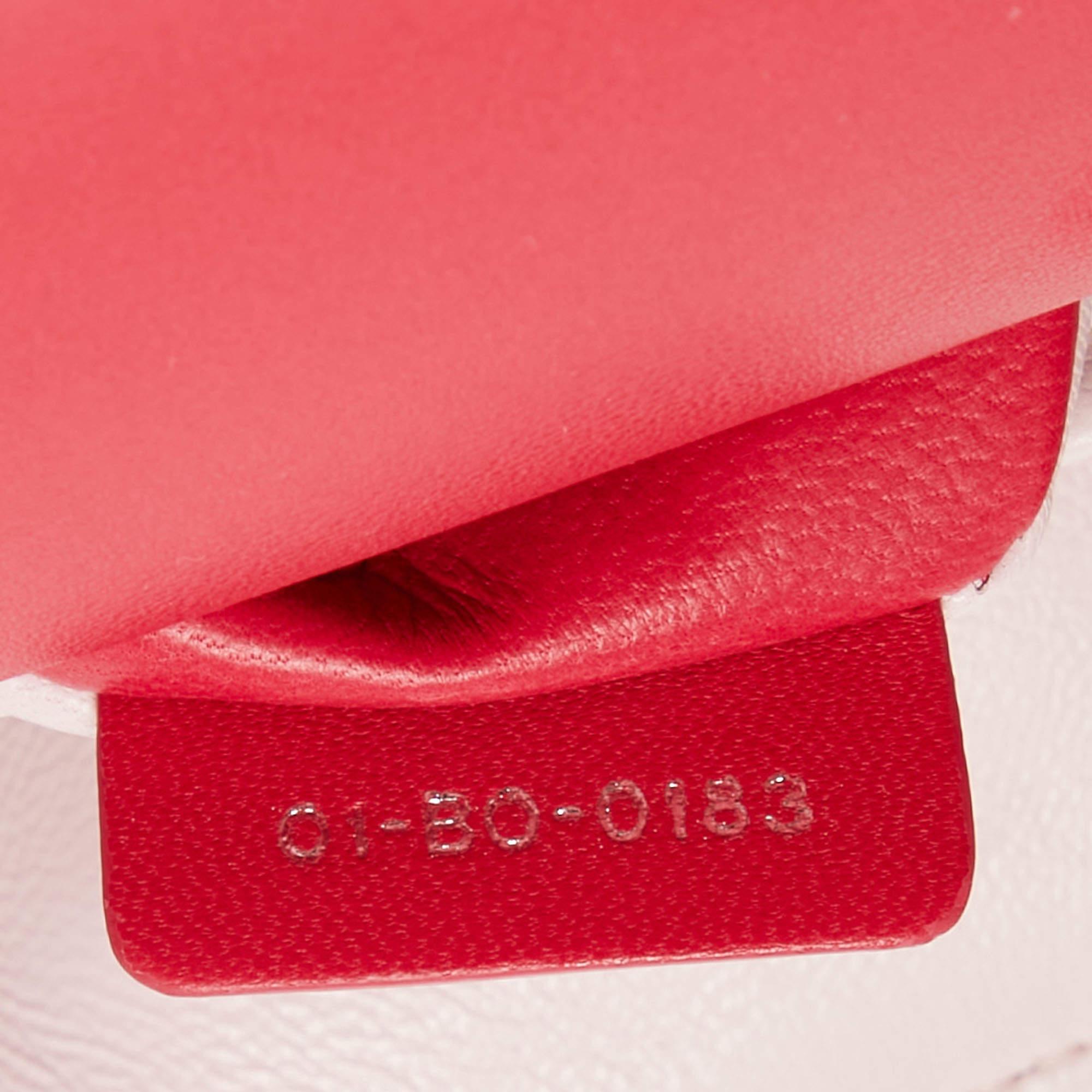 Dior Pink Cannage Leather Medium Miss Dior Shoulder Bag 8