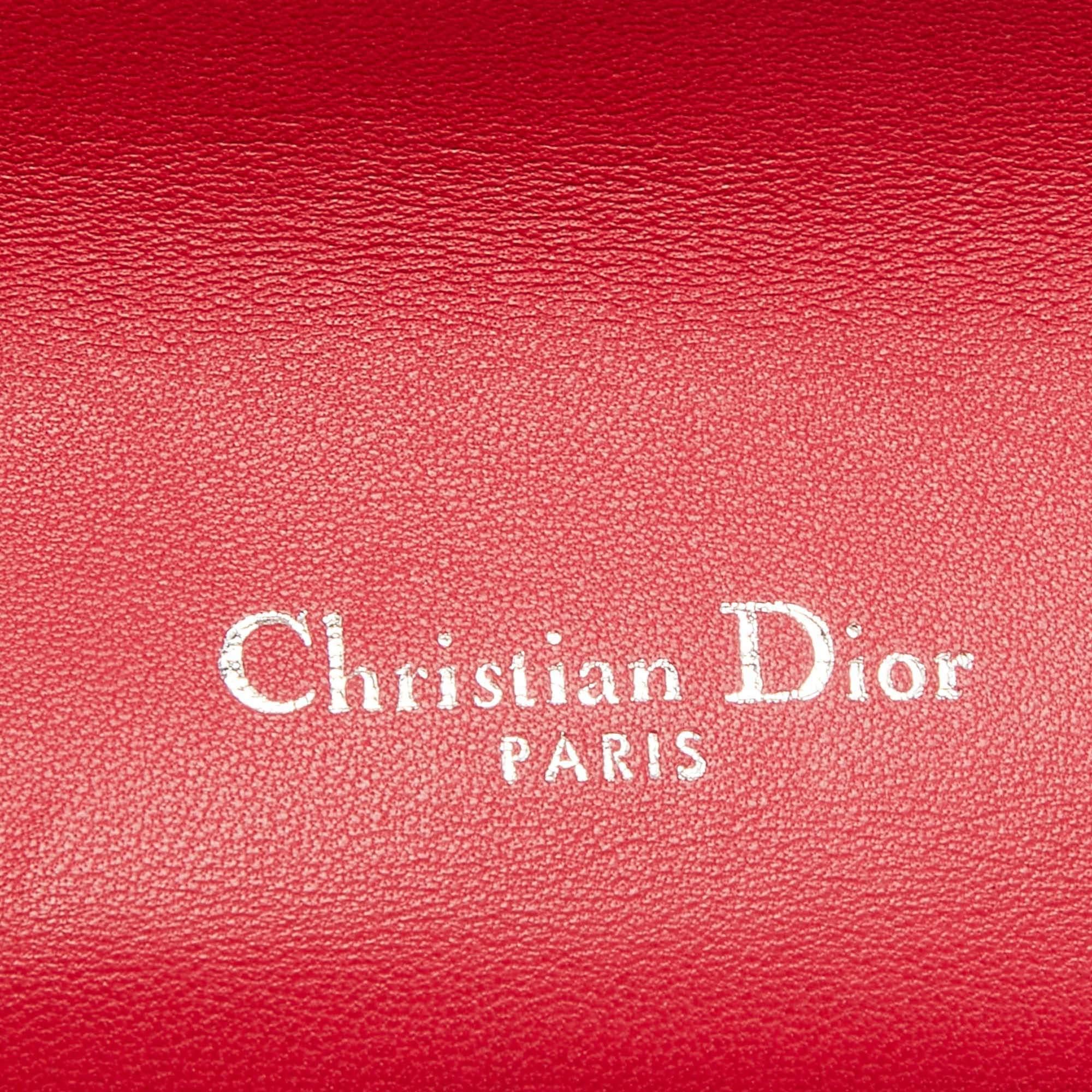Dior Pink Cannage Leather Medium Miss Dior Shoulder Bag 4
