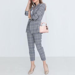 Dior Pink Cannage Leather Mini Lady Dior Tote