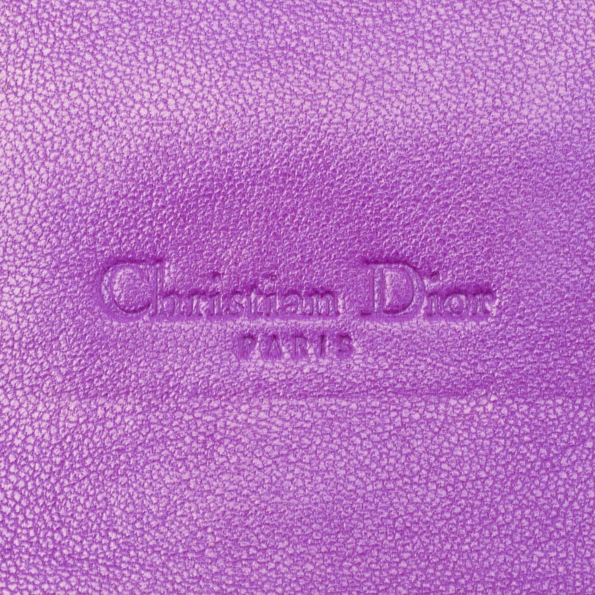 Dior Rosa Cannage Leder Miss Dior Brieftasche an Kette an Kette 3