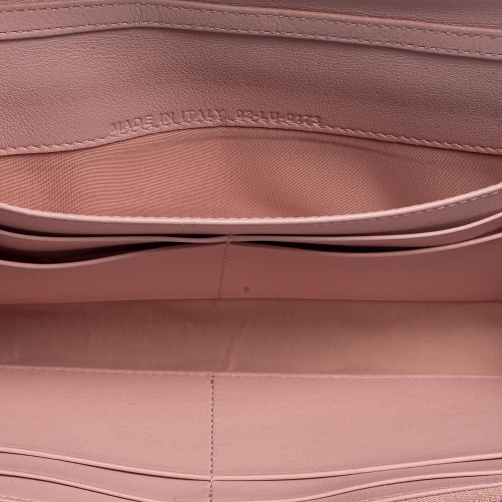 Dior Pink Cannage Patent Leather Lady Dior Chain Clutch 2
