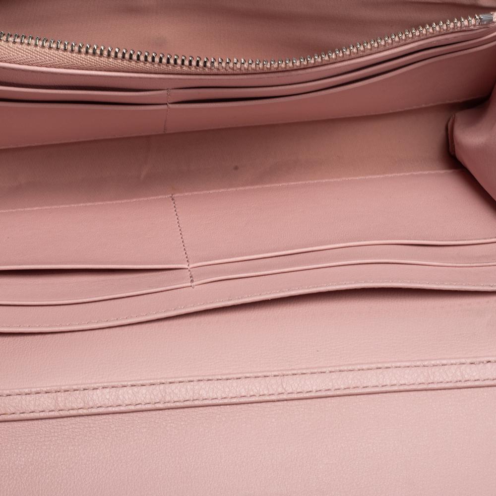 Dior Pink Cannage Patent Leather Lady Dior Chain Clutch 3