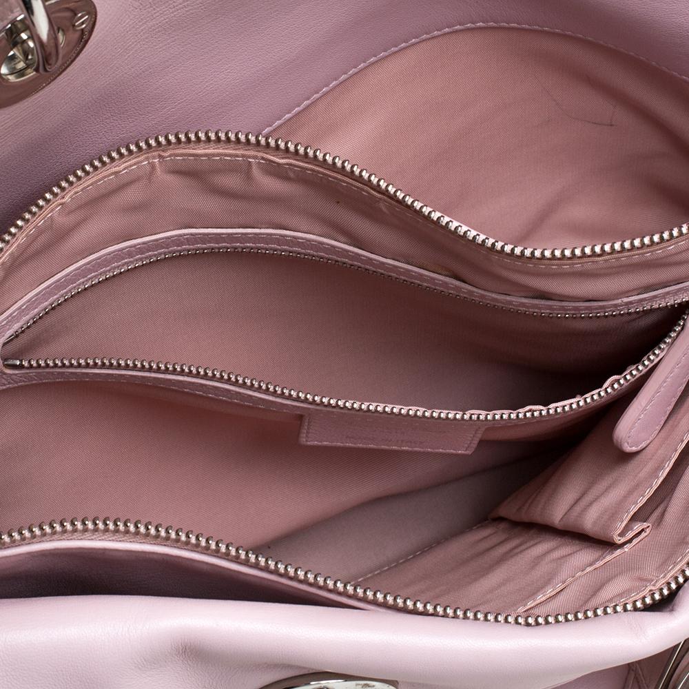 Dior Rosa Cannage Granville Tote aus gestepptem Leder 2