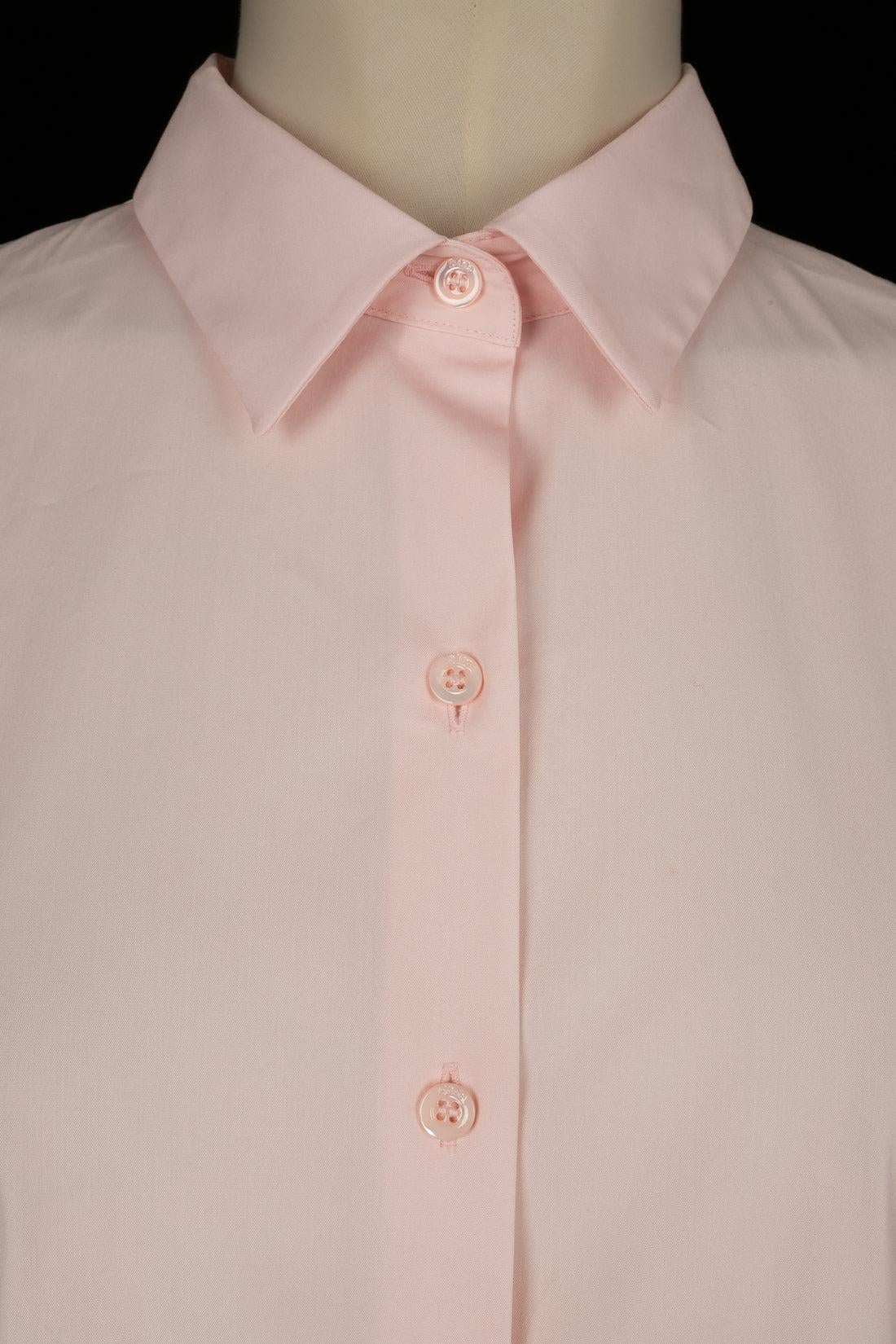 Dior Rosa Baumwollhemd im Angebot 2