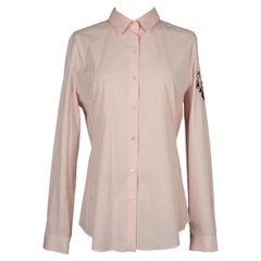 Camicia di cotone rosa Dior