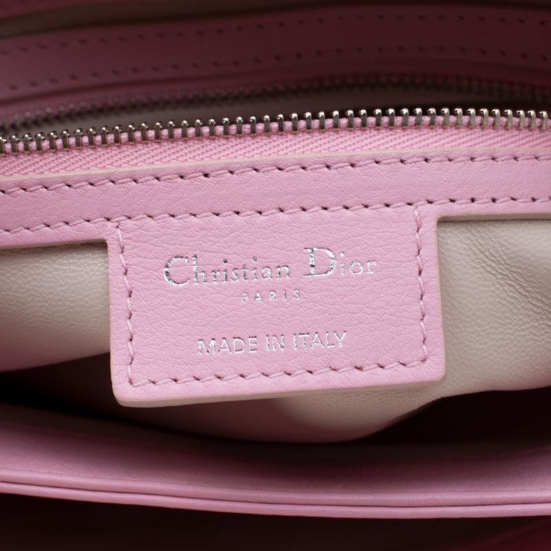 Women's Dior Pink/Cream Leather Diorling Shoulder Bag