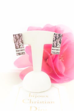 Dior pink earrings