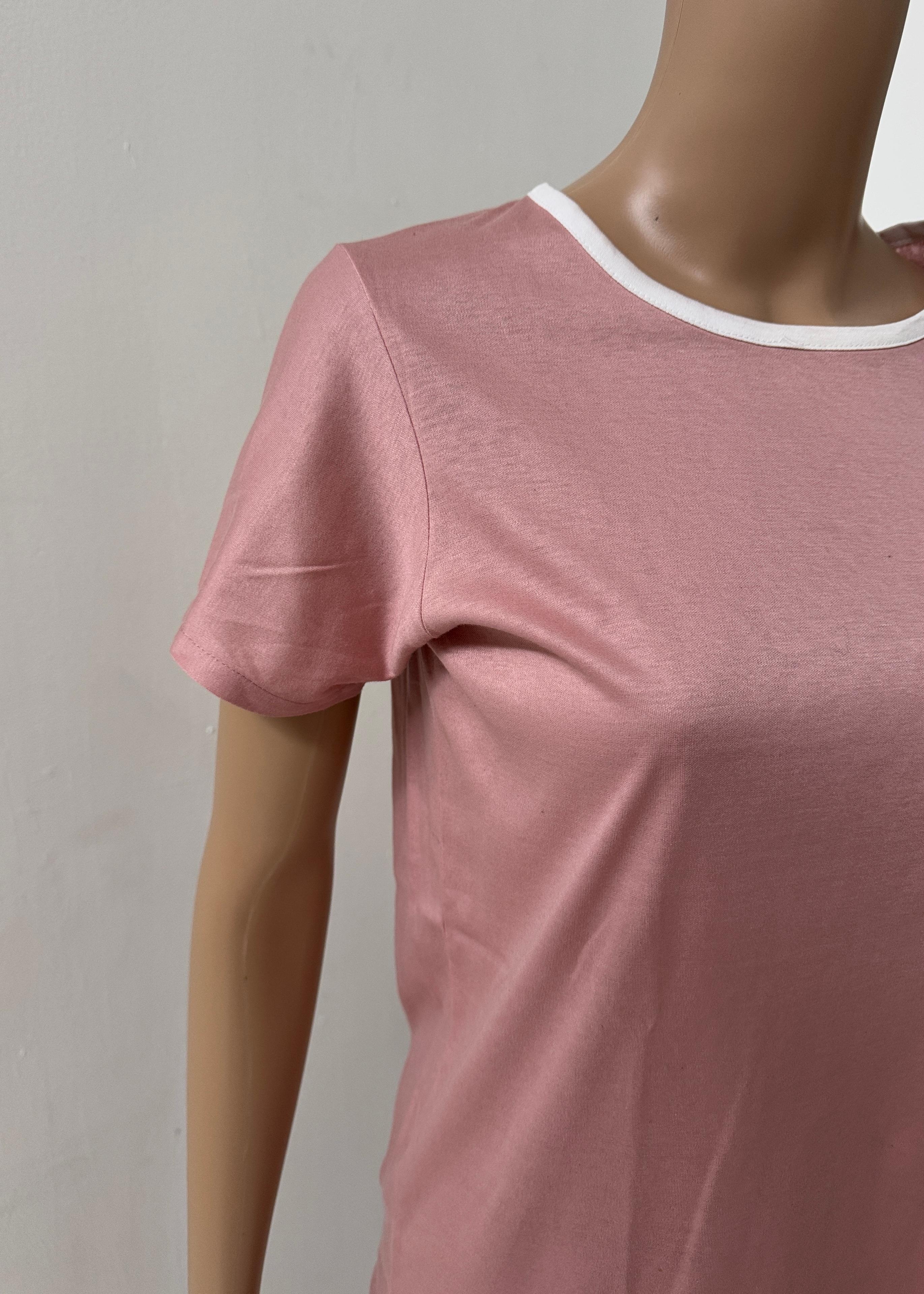 Dior Pink Fitted Logo T-Shirt – Early 2000s in vendita 2