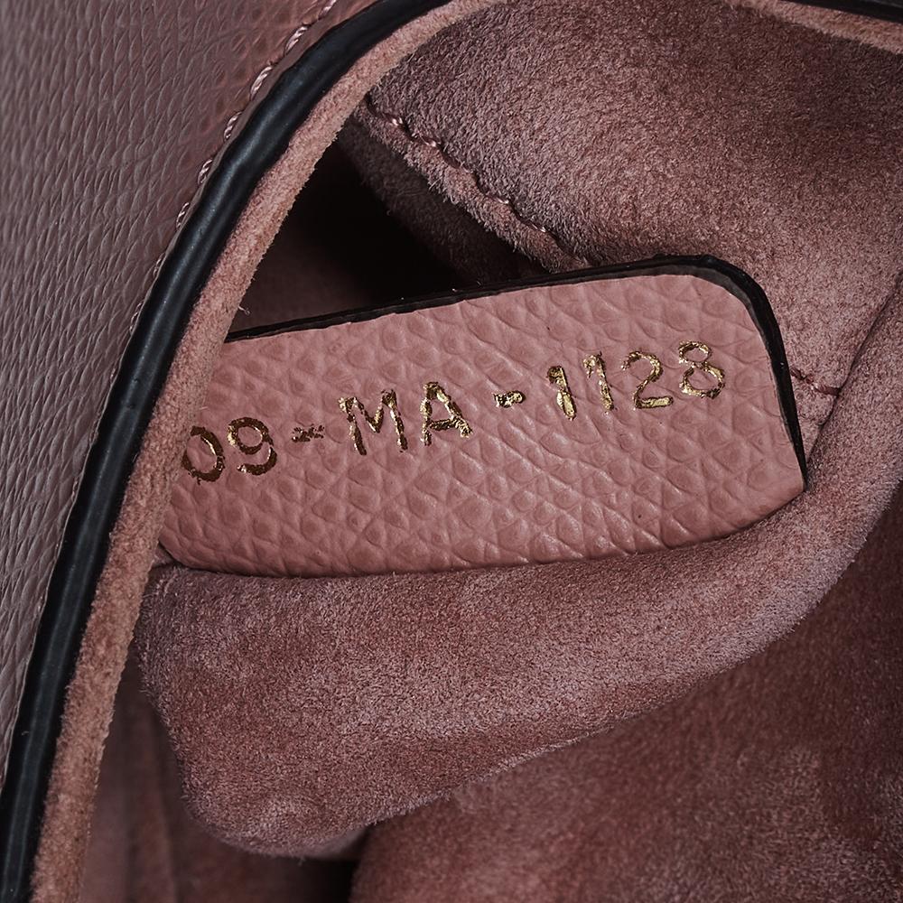 Dior Pink Grained Leather Saddle Bag 3
