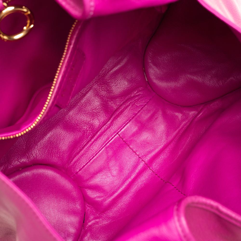 Dior Rosa Leder 61 Bejeweled Hobo 3