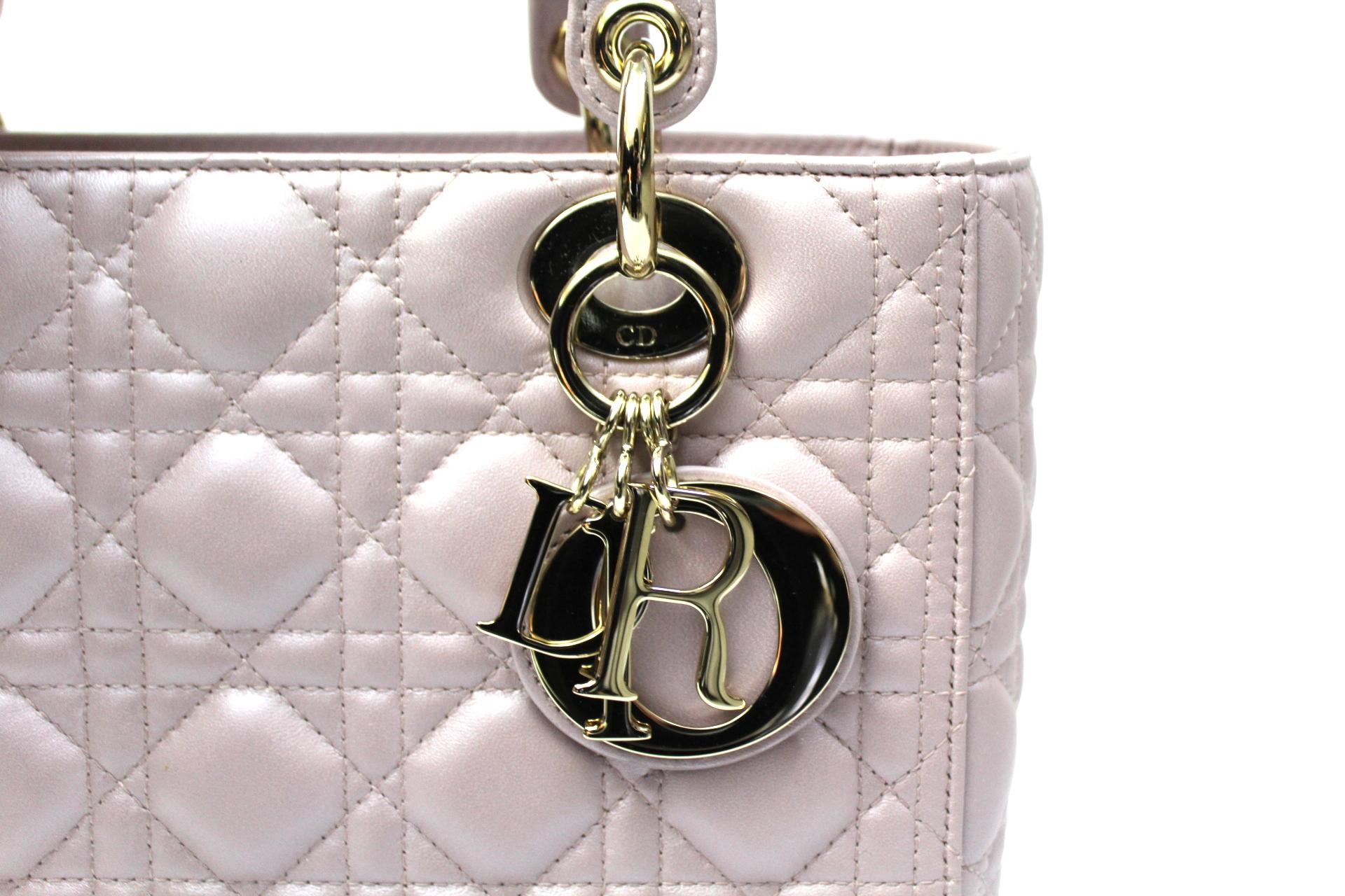 Dior Rosa Leder Damentasche 2