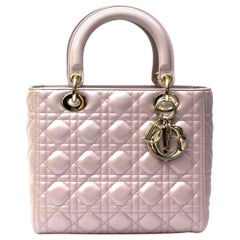 Dior Pink Leather Lady Bag