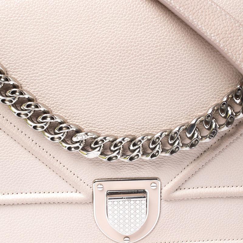 Women's Dior Pink Leather Medium Diorama Shoulder Bag