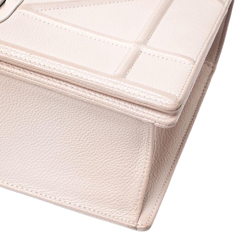 Dior Pink Leather Medium Diorama Shoulder Bag 2