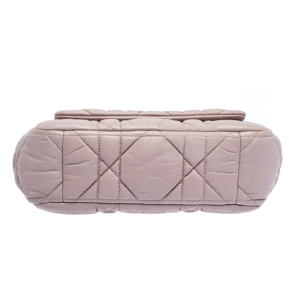 Dior Pink Leather Milly La Foret Shoulder Bag 3