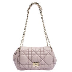 Dior Pink Leather Milly La Foret Shoulder Bag