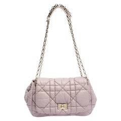 Dior Pink Leather Milly La Foret Shoulder Bag
