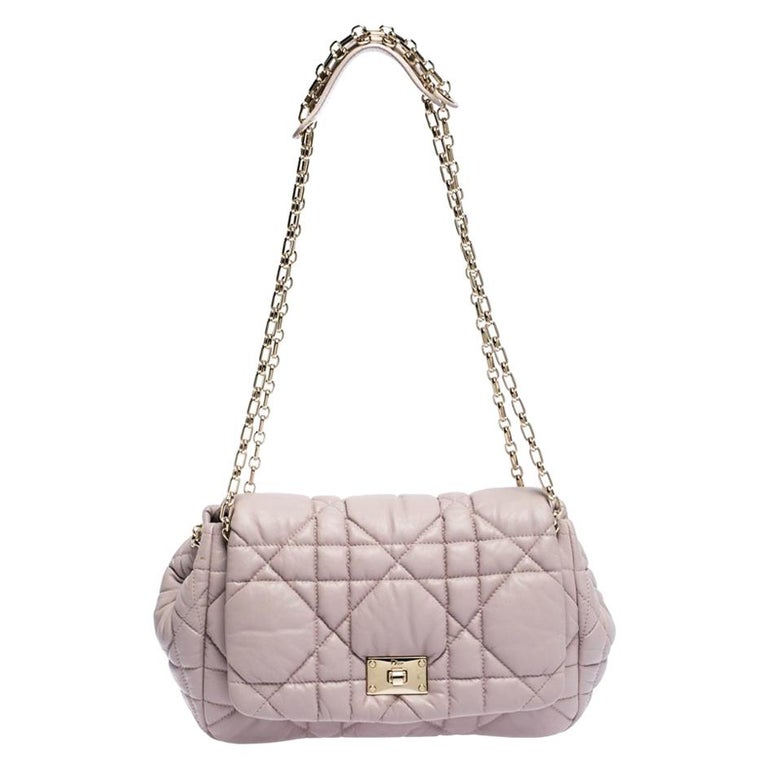 Dior Pink Leather Milly La Foret Shoulder Bag at 1stDibs | used ...