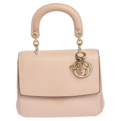 Mini sac à poignée Be Dior Be Dior en cuir rose