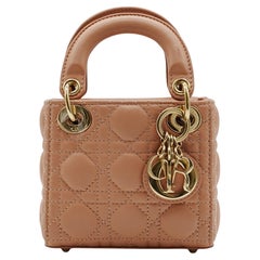Dior Pink Micro Lady Dior Shoulder Bag - '20s