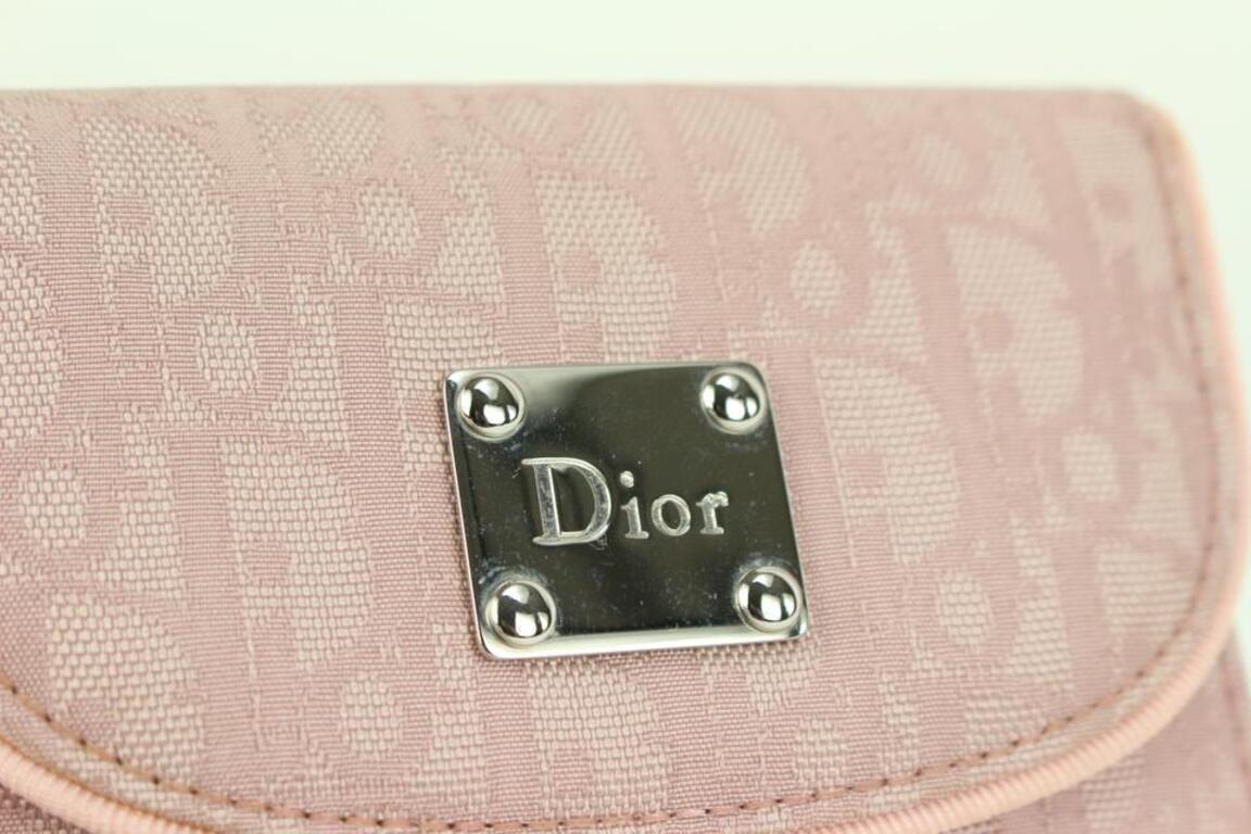 Dior Pink Monogram Trotter Compact Wallet 117da76 2