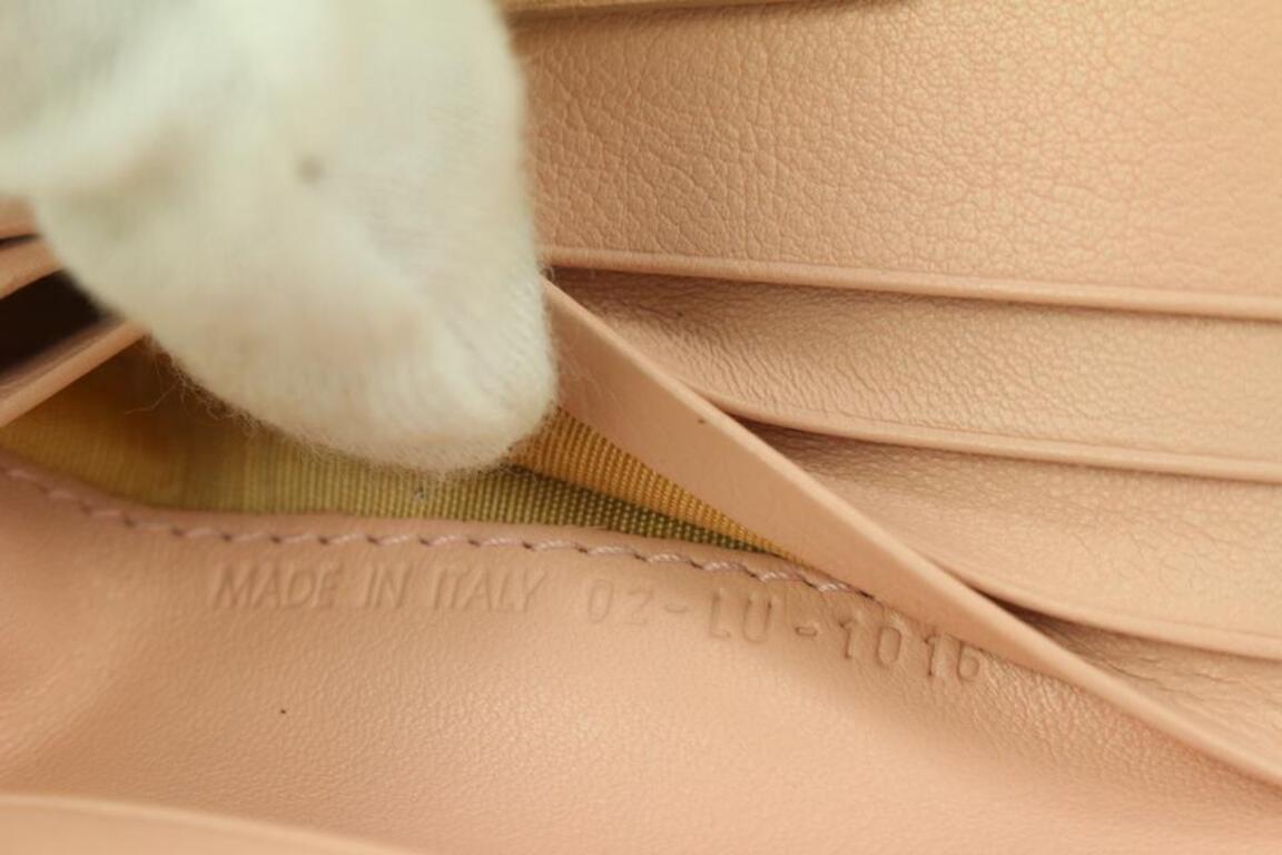 dior pink monogram wallet