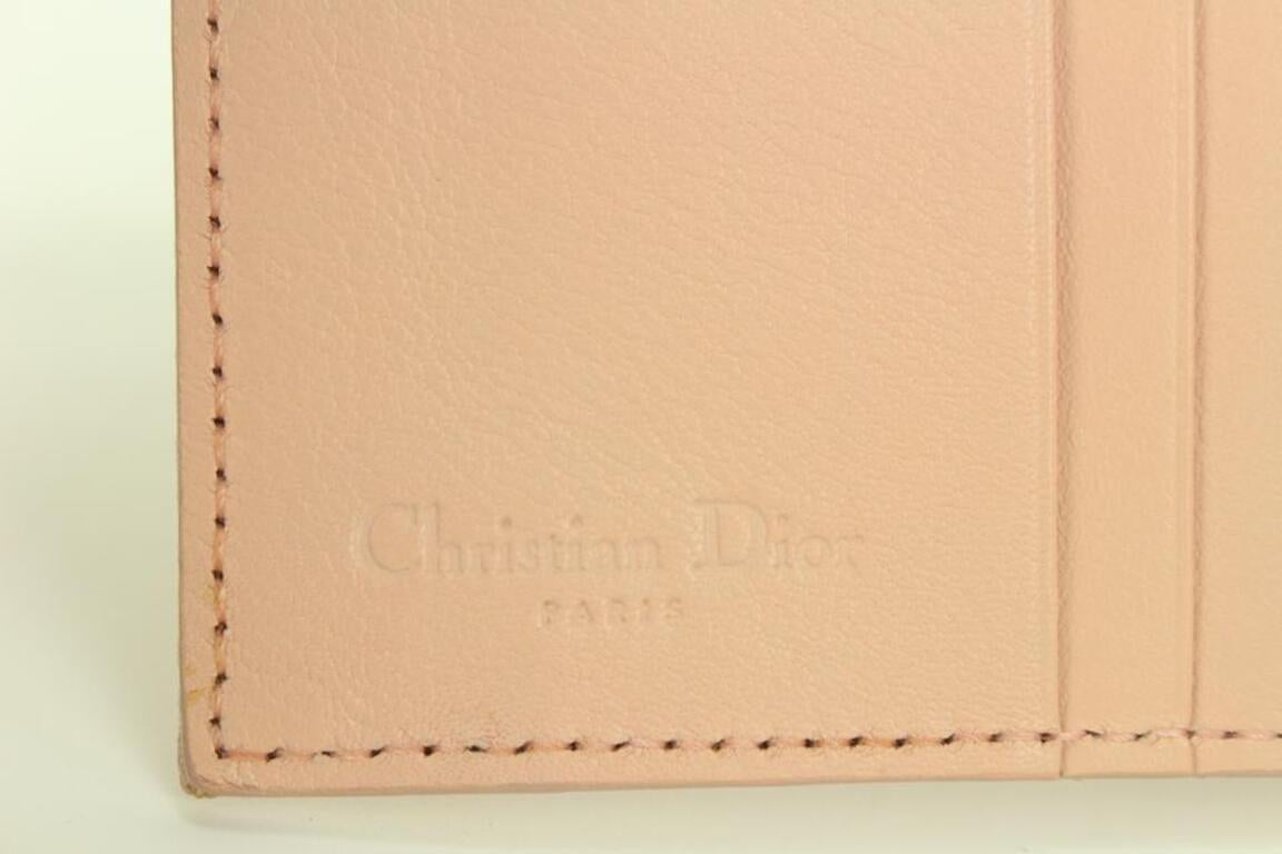 pink dior wallet