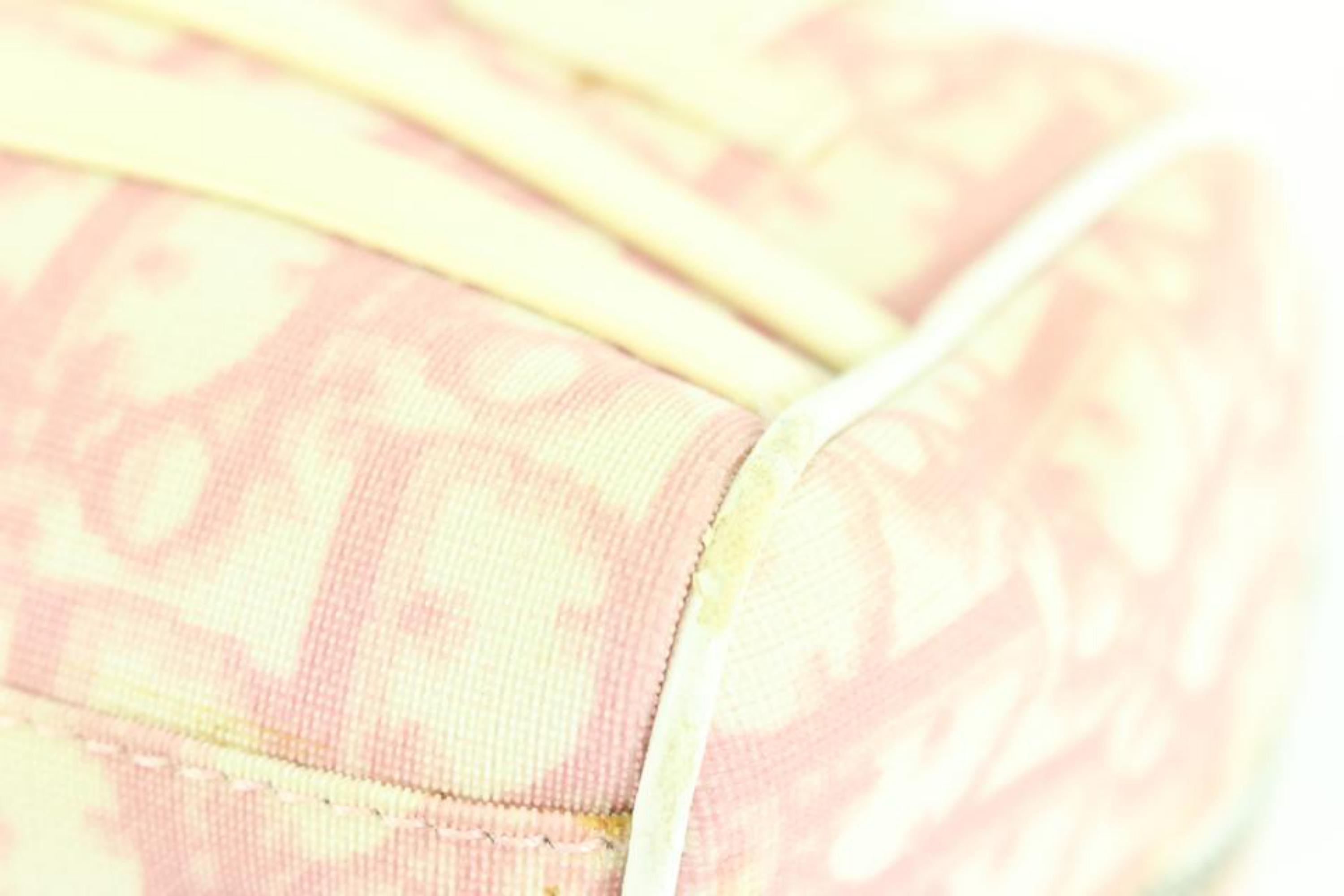 Dior Pink Monogram Trotter Girly Boston Bag 89d525s 3