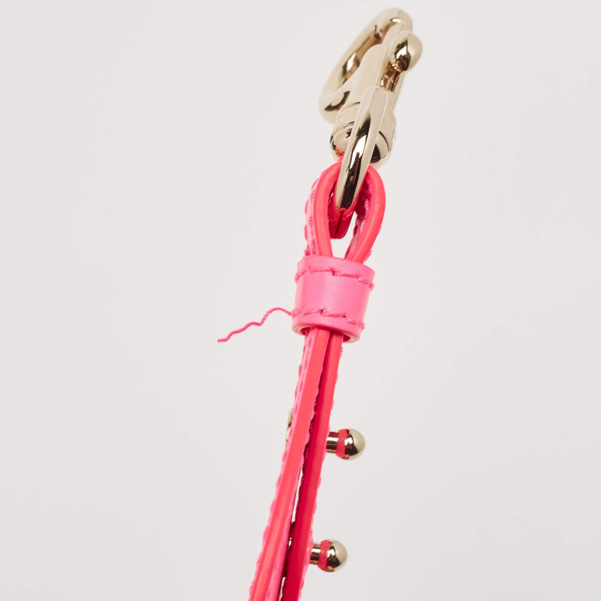 Lady Dior - Fourre-tout moyen en osier et toile brodée rose/naturel en vente 7