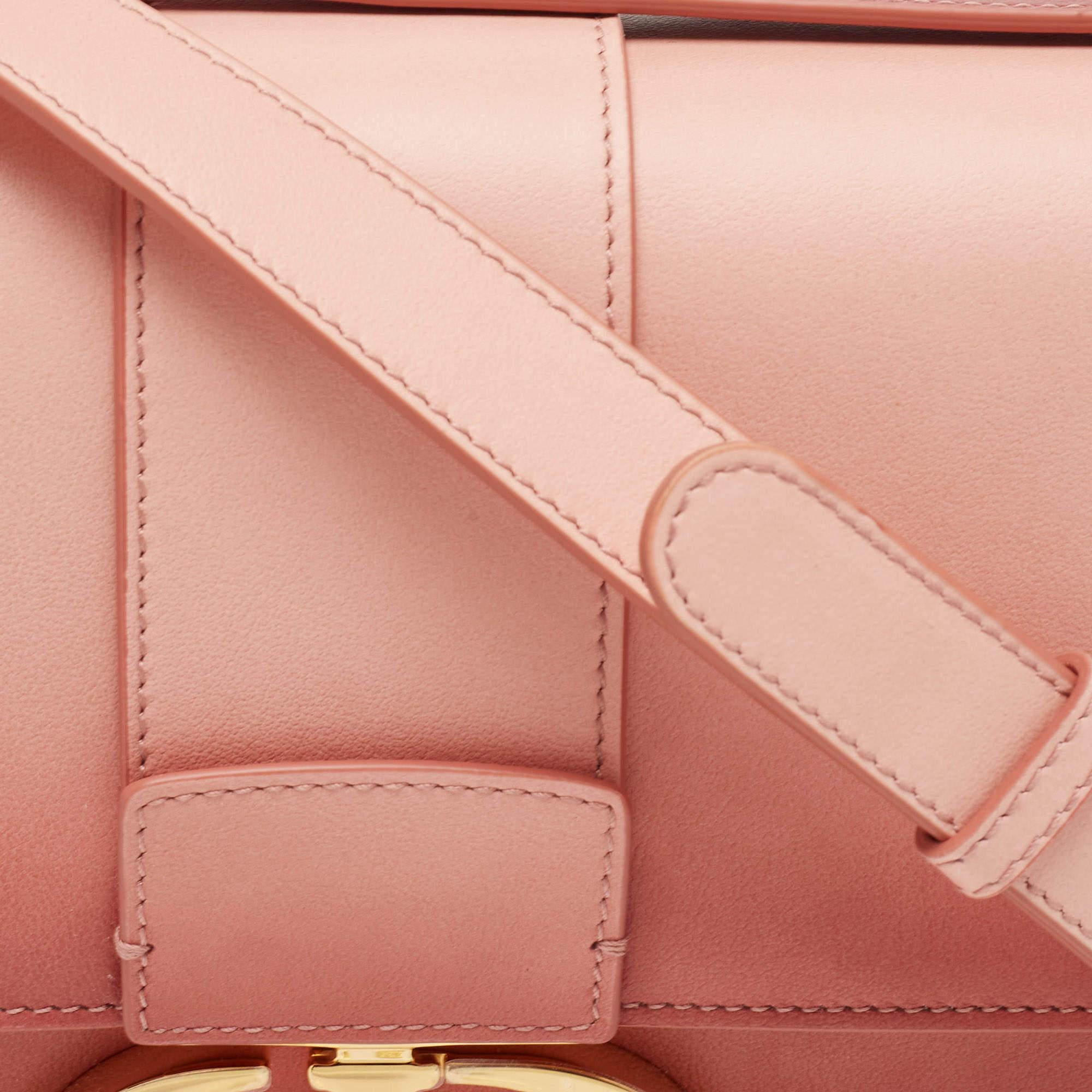 Dior Pink Ombre Leather 30 Montaigne Shoulder Bag 2