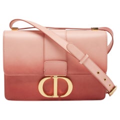 Sac à bandoulière Montaigne 30 Dior rose dégradé en cuir