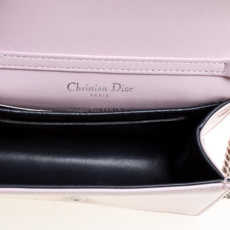 Dior Pink Patent Leather Mirco Diorama Bag 2