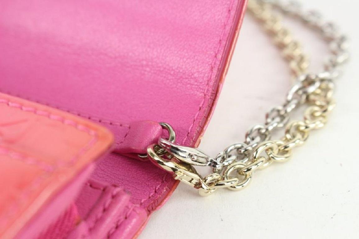 Dior Rosa Lack Trotter Kette Brieftasche 923da97 6