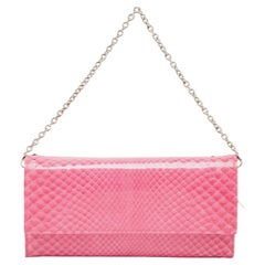 Dior Pink Python Rendezvous Wallet on Chain