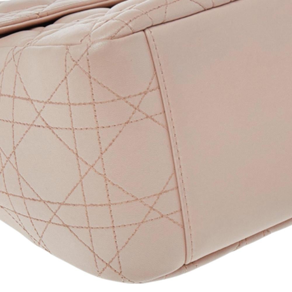 Dior Pink Quilted Leather Medium Miss Dior Shoulder Bag 5