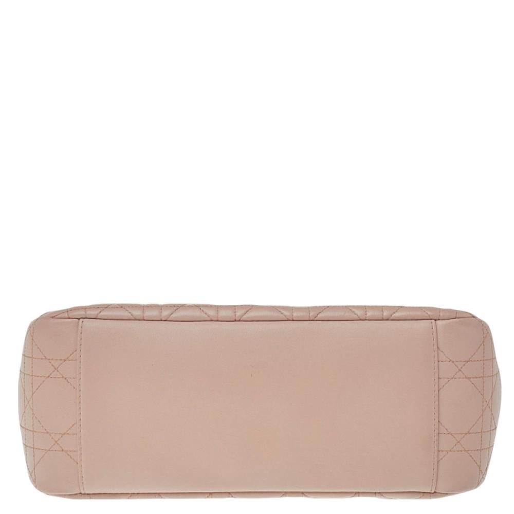 Women's Dior Pink Quilted Leather Medium Miss Dior Shoulder Bag