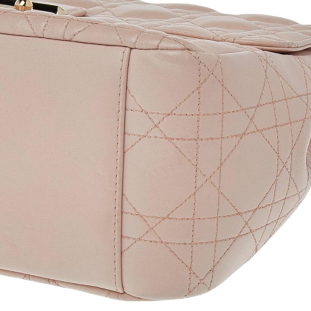 Dior Pink Quilted Leather Medium Miss Dior Shoulder Bag 1
