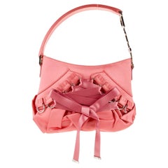 Christian Dior Pink Satin Ballet Evening Bag