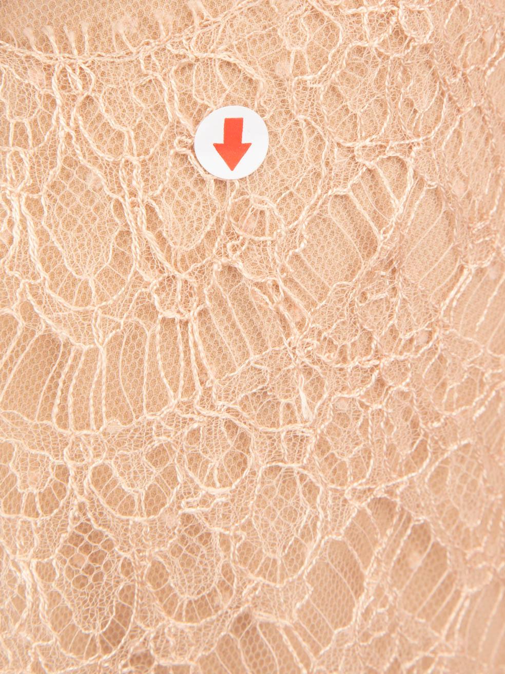 Dior rose transparente en dentelle à pois, taille M Pour femmes en vente