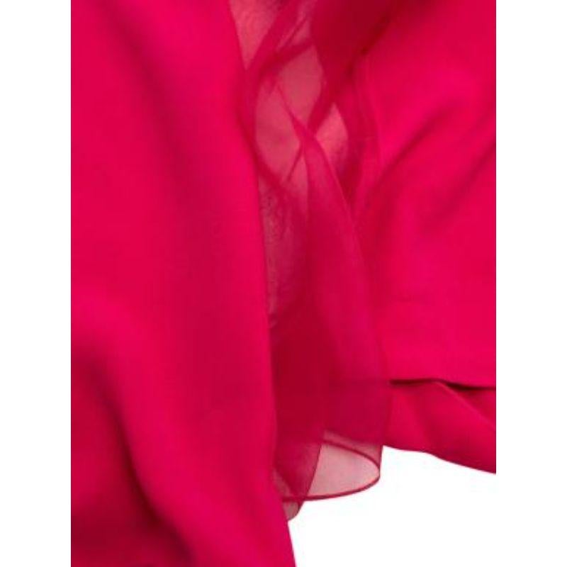 Dior Pink Silk Sleeveless Gown For Sale 1