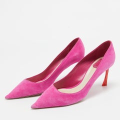 Dior Pink Suede Dioressence Pumps Size 41