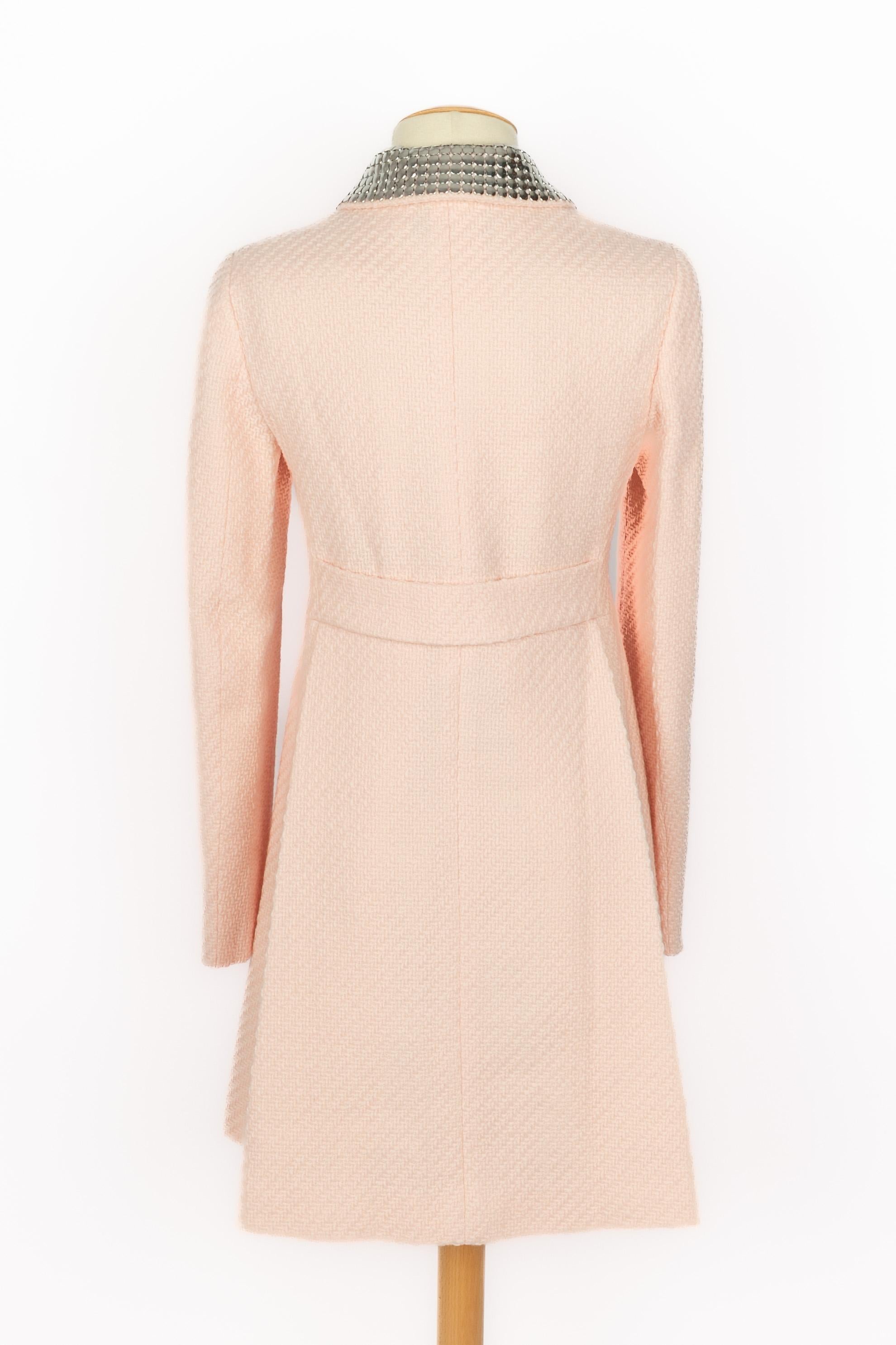 Women's Dior pink wool coat For Sale