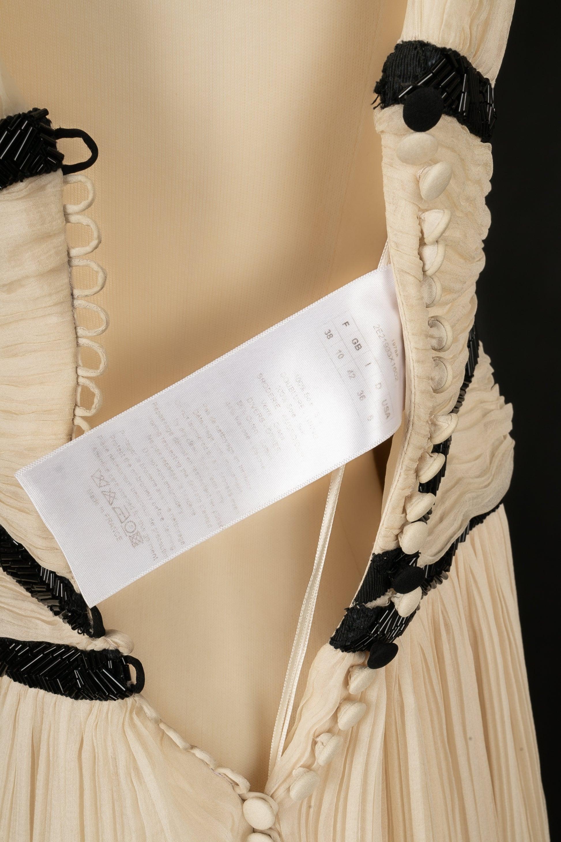 Vestido de seda plisada Dior, 2012 6