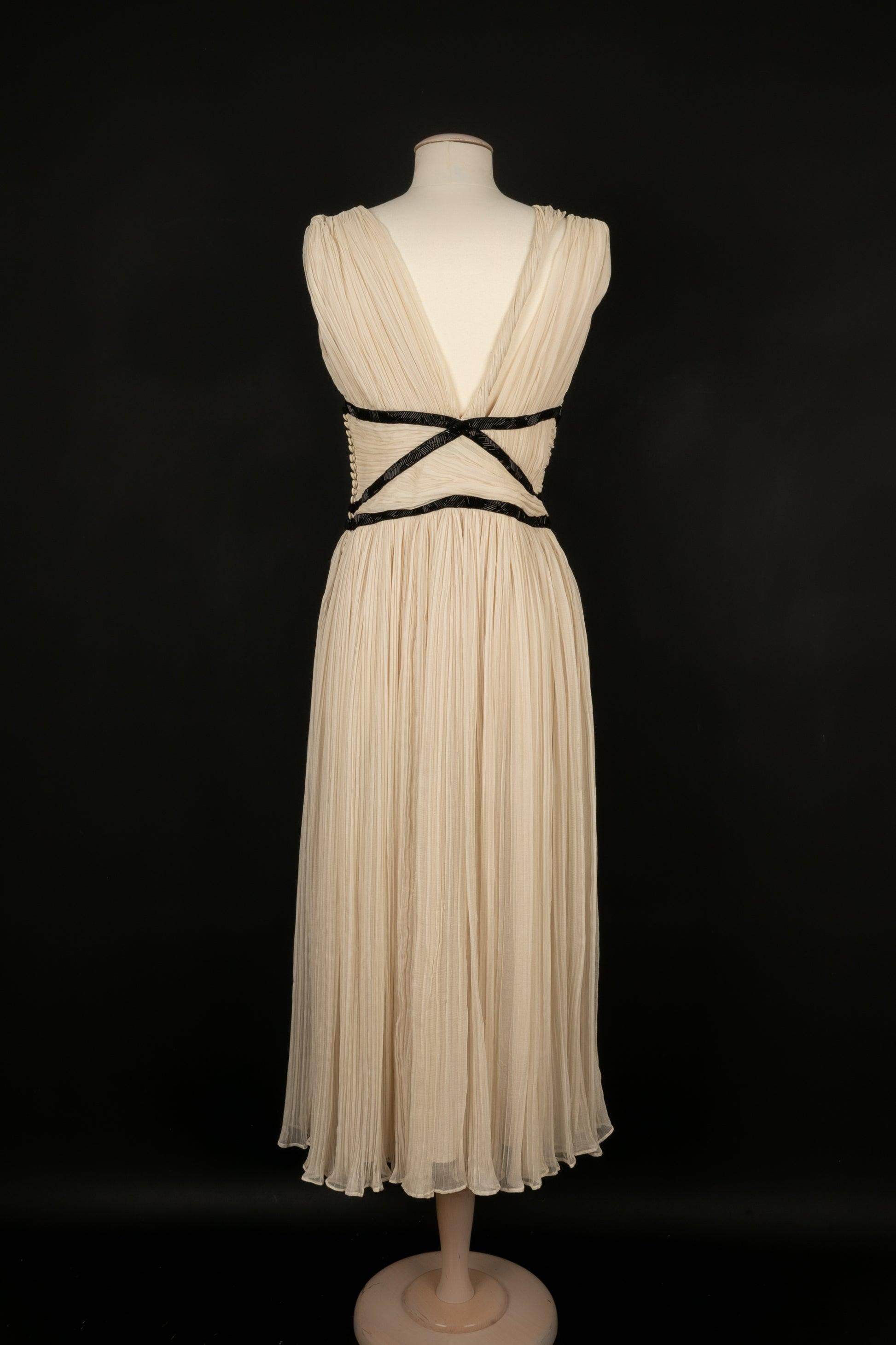 De las mujeres Vestido de seda plisada Dior, 2012
