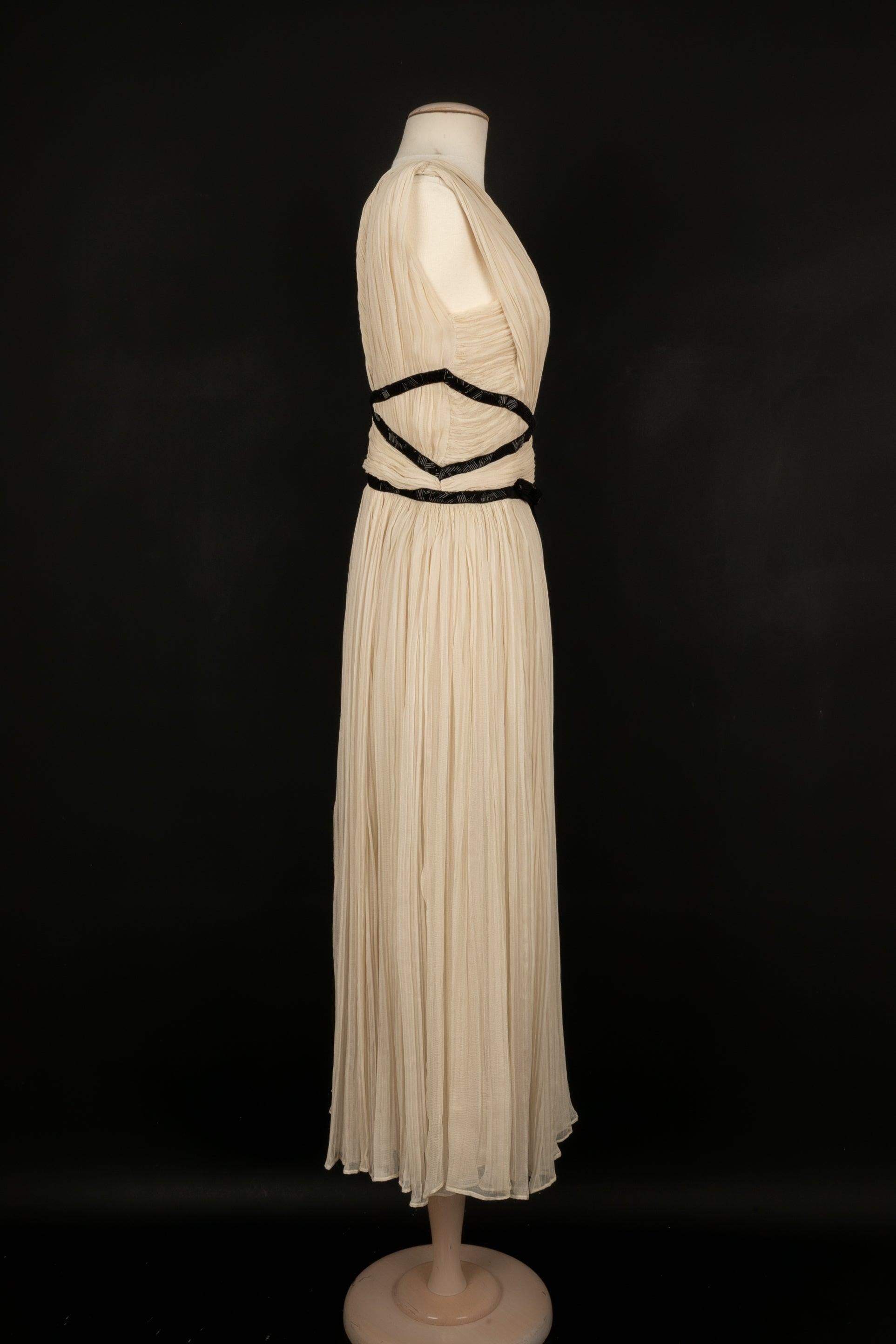 Vestido de seda plisada Dior, 2012 1