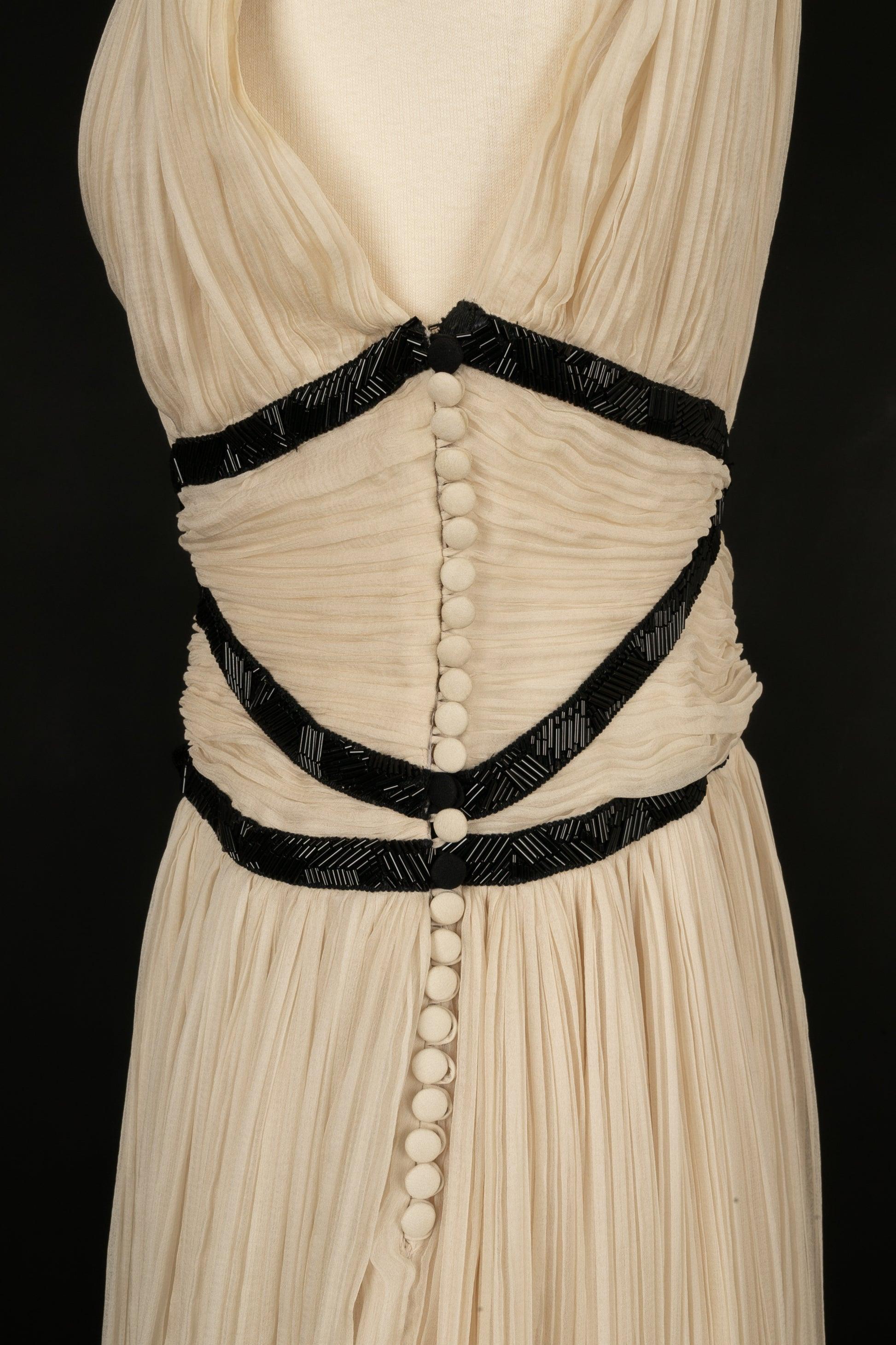 Vestido de seda plisada Dior, 2012 4
