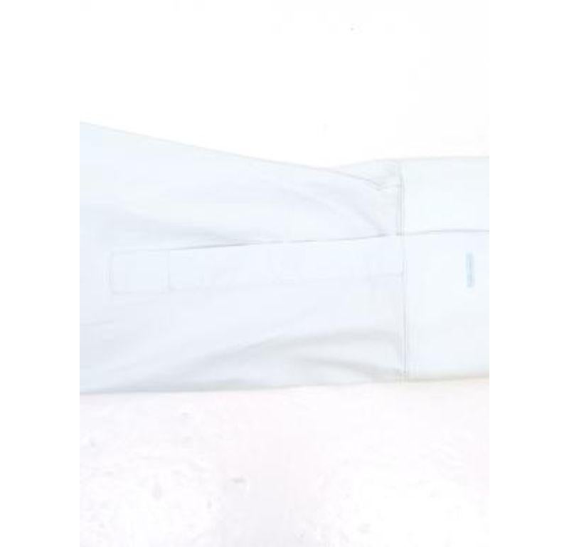 Dior Pleated Light Blue Shirt For Sale 3