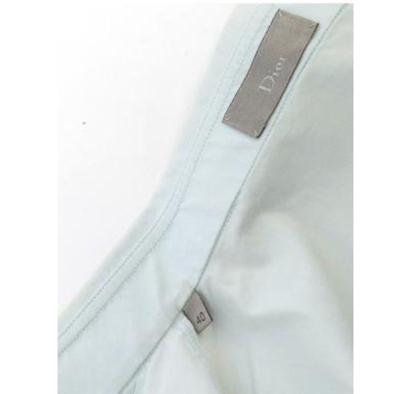 Dior Pleated Light Blue Shirt In Excellent Condition For Sale In London, GB