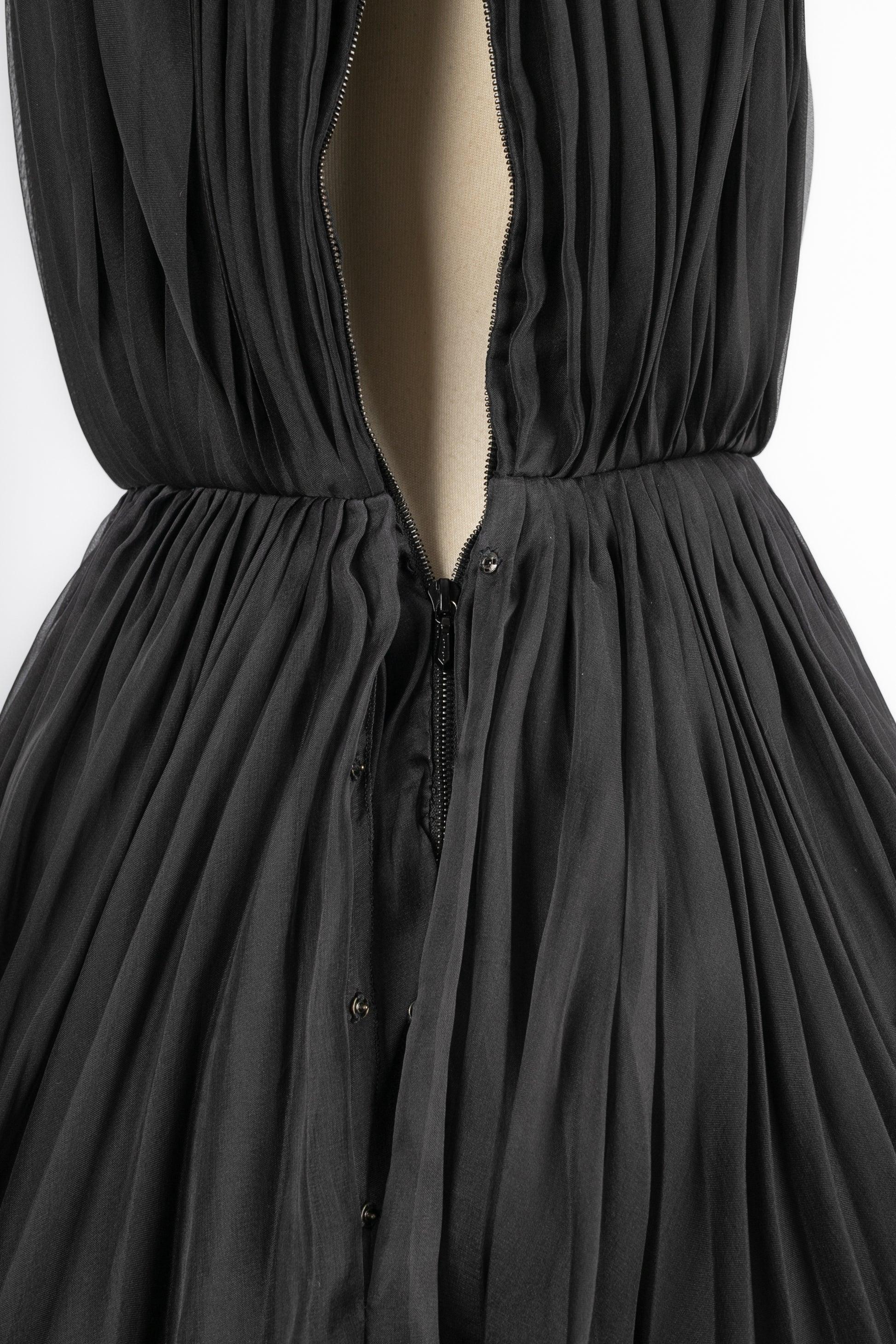 Dior Pleated Silk Tutu Dress For Sale 1